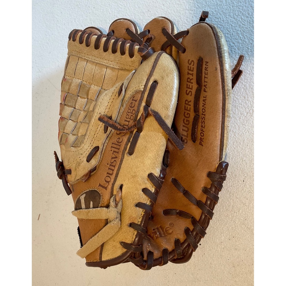 Louisville Slugger Series LS1052P 10.5 Inch Baseball Glove Youth Brown Leather